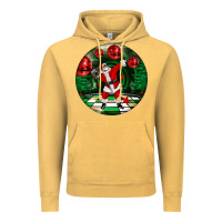 Vintage Mustard Dancing santa Vintage Hoodie - FaDigitalArtStudio