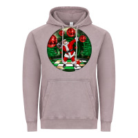 Vintage Zinc Dancing santa Vintage Hoodie - FaDigitalArtStudio