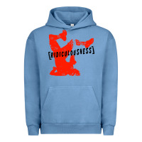 Pigment Pebble Blue ridiculousness Urban Hoodie - artisFamous