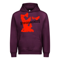 Mauve Wine ridiculousness Urban Hoodie - artisFamous