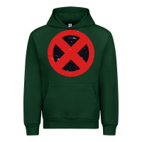 Forest Green xmen symbol Urban Hoodie - artisFamous