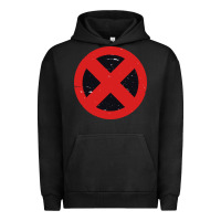 Pigment Black xmen symbol Urban Hoodie - artisFamous