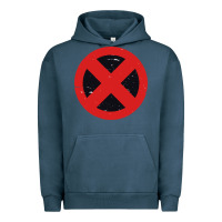 Pigment Midnight Navy xmen symbol Urban Hoodie - artisFamous
