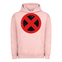 Pigment Salmon xmen symbol Urban Hoodie - artisFamous