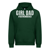 Forest Green Girl Dad Urban Hoodie - artisFamous