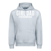 Heather Grey Girl Dad Urban Hoodie - artisFamous