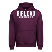 Mauve Wine Girl Dad Urban Hoodie - artisFamous