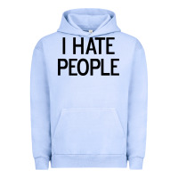Pigment Grape Ice i hate people Urban Hoodie - artisFamous