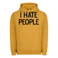 Pigment Peanut Butter i hate people Urban Hoodie - artisFamous