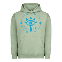 Pigment Oil Green zel.da br.ea.th of the w.i.l.d she.i.k.ah eye lo. t shirt Urban Hoodie - artisFamous