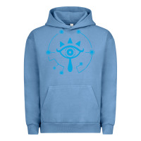 Pigment Pebble Blue zel.da br.ea.th of the w.i.l.d she.i.k.ah eye lo. t shirt Urban Hoodie - artisFamous