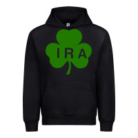Black ira irish lucky shamrock st patrick's day Urban Hoodie - artisFamous