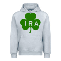 Heather Grey ira irish lucky shamrock st patrick's day Urban Hoodie - artisFamous