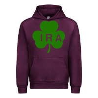 Mauve Wine ira irish lucky shamrock st patrick's day Urban Hoodie - artisFamous