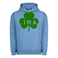 Pigment Pebble Blue ira irish lucky shamrock st patrick's day Urban Hoodie - artisFamous
