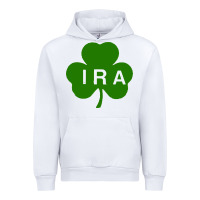 White ira irish lucky shamrock st patrick's day Urban Hoodie - artisFamous