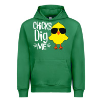 Emerald kids chick dig me Urban Hoodie - artisFamous