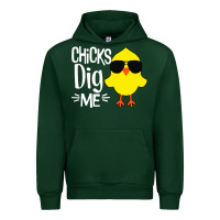 Forest Green kids chick dig me Urban Hoodie - artisFamous