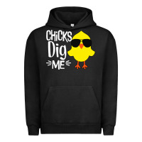 Pigment Black kids chick dig me Urban Hoodie - artisFamous