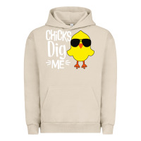 Pigment French Oak kids chick dig me Urban Hoodie - artisFamous