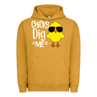 Pigment Peanut Butter kids chick dig me Urban Hoodie - artisFamous