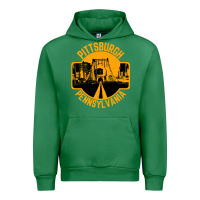 Emerald pittsburgh pennsylvania Urban Hoodie - artisFamous