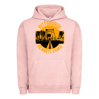 Pigment Salmon pittsburgh pennsylvania Urban Hoodie - artisFamous