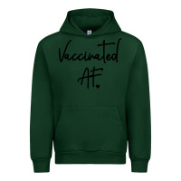 Forest Green pro vaccination Urban Hoodie - artisFamous