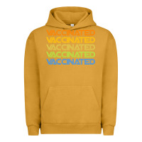 Pigment Peanut Butter vaccinated retro Urban Hoodie - artisFamous