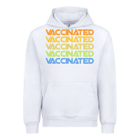 White vaccinated retro Urban Hoodie - artisFamous
