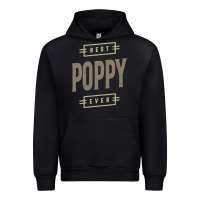 Black Mens Best Poppy Ever | Poppy Gift Urban Hoodie - artisFamous