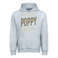Heather Grey Mens Best Poppy Ever | Poppy Gift Urban Hoodie - artisFamous