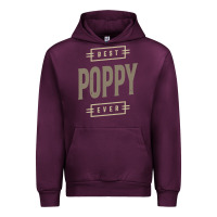 Mauve Wine Mens Best Poppy Ever | Poppy Gift Urban Hoodie - artisFamous