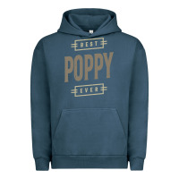 Pigment Midnight Navy Mens Best Poppy Ever | Poppy Gift Urban Hoodie - artisFamous