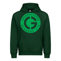 Forest Green Greensleeves Records Urban Hoodie - artisFamous