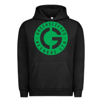 Pigment Black Greensleeves Records Urban Hoodie - artisFamous