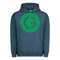 Pigment Midnight Navy Greensleeves Records Urban Hoodie - artisFamous