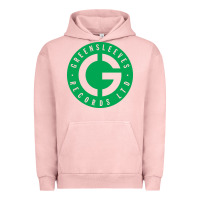 Pigment Salmon Greensleeves Records Urban Hoodie - artisFamous