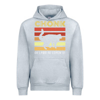 Heather Grey chonk cat funny cat meme cat dad cat mom Urban Hoodie - artisFamous