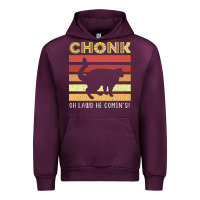Mauve Wine chonk cat funny cat meme cat dad cat mom Urban Hoodie - artisFamous