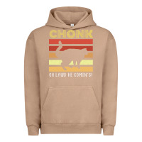 Pigment Burro chonk cat funny cat meme cat dad cat mom Urban Hoodie - artisFamous