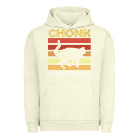 Pigment Pistachio chonk cat funny cat meme cat dad cat mom Urban Hoodie - artisFamous