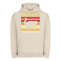 Pigment French Oak chonk cat funny cat meme cat dad cat mom Urban Hoodie - artisFamous