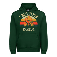 Forest Green vintage i beg your parton Urban Hoodie - artisFamous
