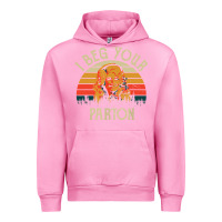 Fuchsia Pink vintage i beg your parton Urban Hoodie - artisFamous