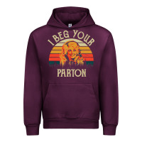 Mauve Wine vintage i beg your parton Urban Hoodie - artisFamous