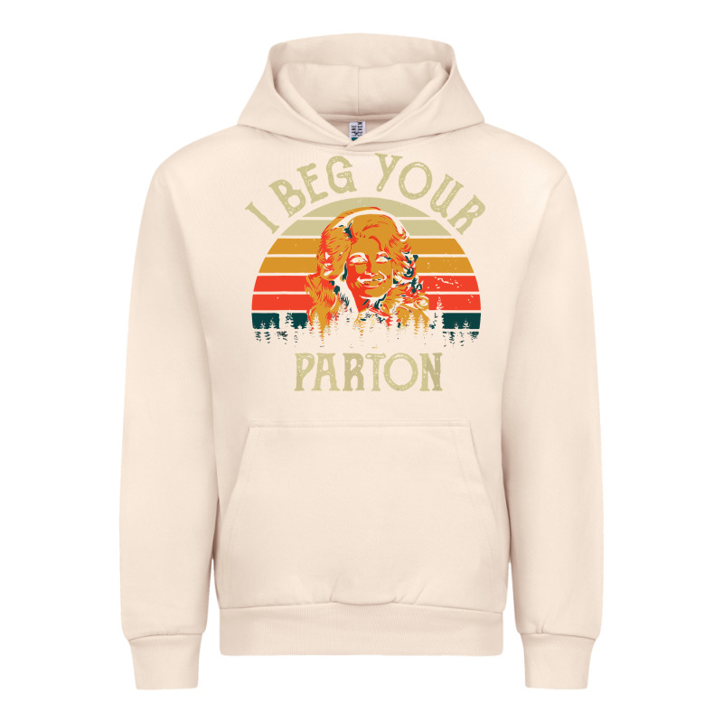 Vintage I Beg Your Parton Urban Hoodie by artisFamous | Teevron