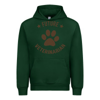 Forest Green future veterinarian Urban Hoodie - artisFamous