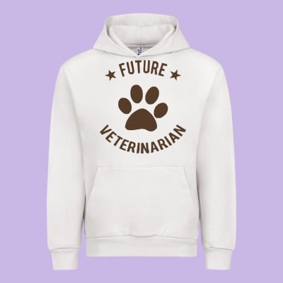 Future Veterinarian Urban Hoodie Designed By Artisfamous