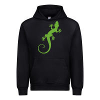 Black gecko reptile Urban Hoodie - artisFamous